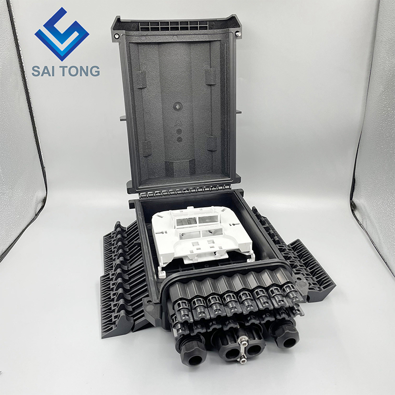 Saitong الألياف البصرية 16 الأساسية لصق ضميمة الفاصل صندوق Caja Nap Box PLC الفاصل صندوق توزيع الألياف البصرية