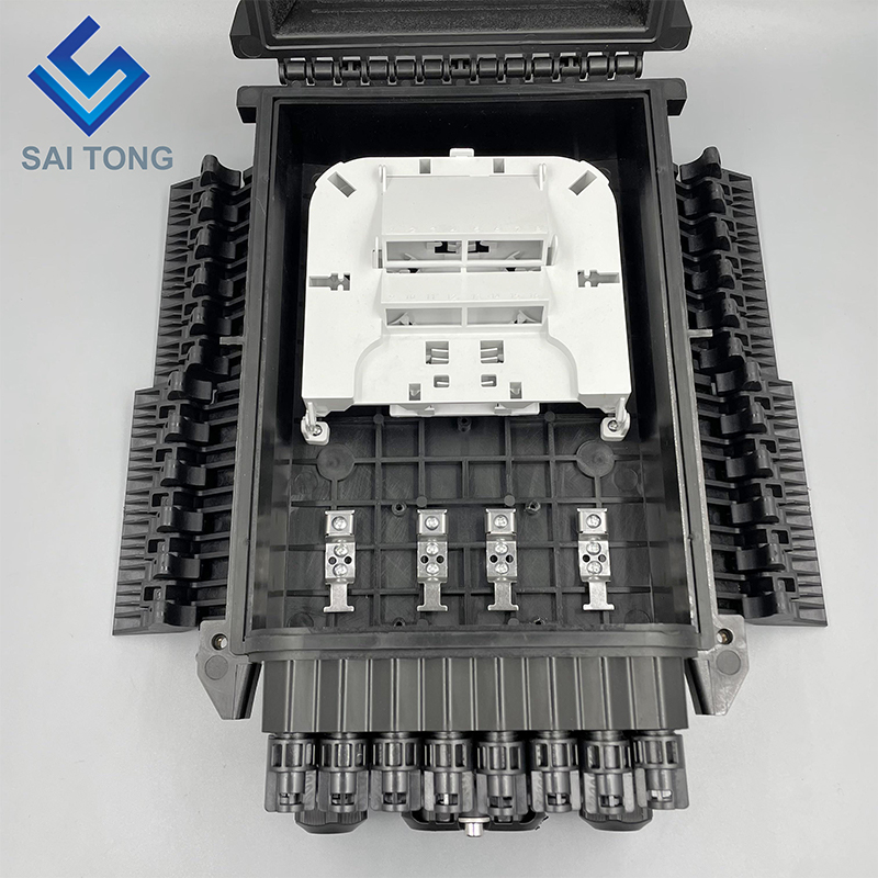 Saitong الألياف البصرية 16 الأساسية لصق ضميمة الفاصل صندوق Caja Nap Box PLC الفاصل صندوق توزيع الألياف البصرية