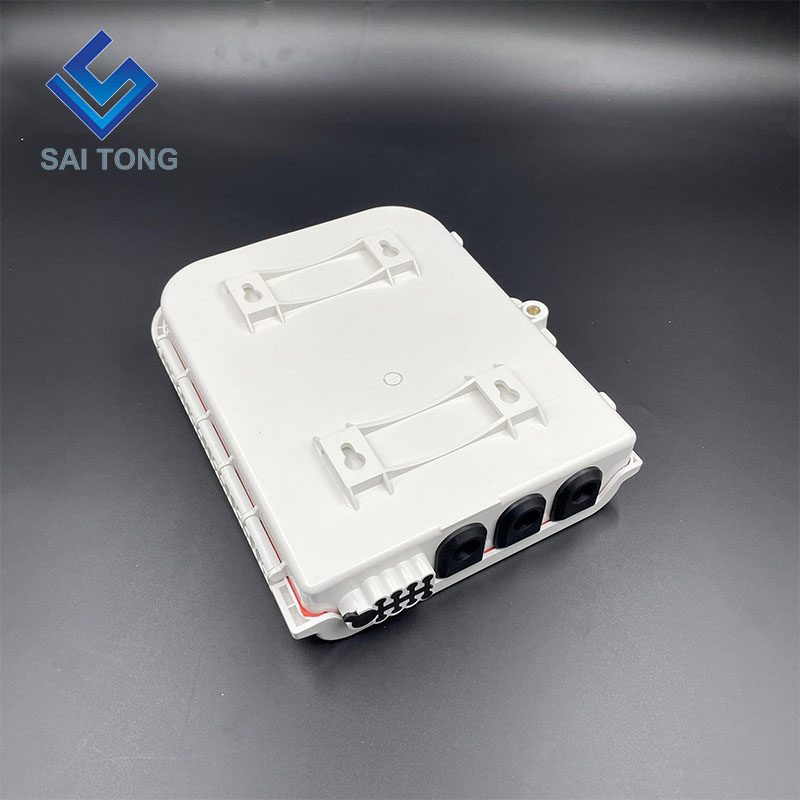 توريد المصنع 8 core ftth box plc splitter 1 8 صندوق توزيع بصري 8 منافذ NAP لمعدات الألياف البصرية