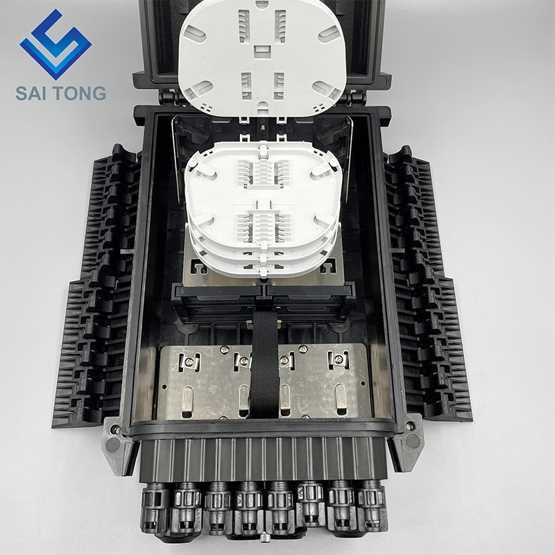 Saitong FTTH في الهواء الطلق مقاوم للماء IP65 16 توزيع الصندوق الأساسي محطة الألياف البصرية 4 في 16 مع منتج جديد 1 المشتري