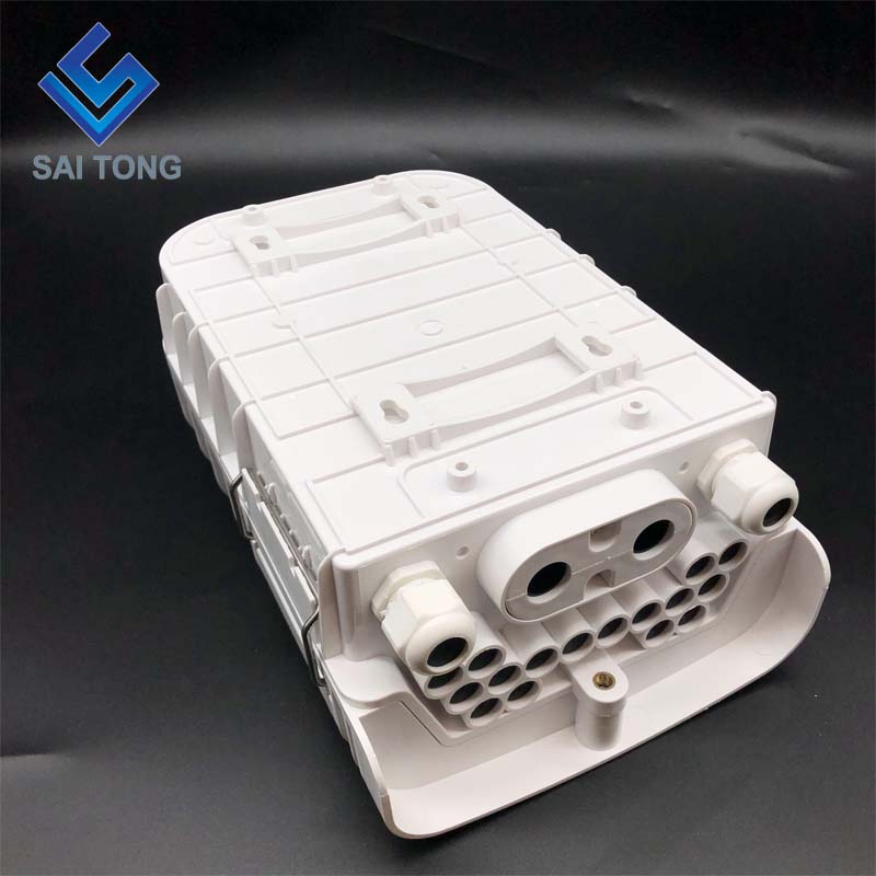 Saitong 16 الأساسية صندوق إغلاق الألياف البصرية PLC FTTH FTTX FTTP صندوق إنهاء الألياف IP65 في الهواء الطلق الألياف البصرية صندوق مشترك نمط جديد