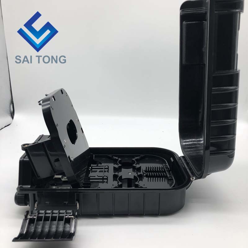 Saitong Made16 صندوق حاوية الألياف البصرية الأساسية PLC FTTH FTTX FTTP صندوق إنهاء الألياف IP65 صندوق وصلات الألياف البصرية الخارجية قيلولة