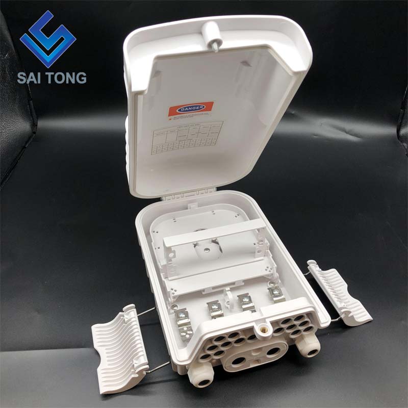 Saitong 16 الأساسية صندوق إغلاق الألياف البصرية PLC FTTH FTTX FTTP صندوق إنهاء الألياف IP65 في الهواء الطلق الألياف البصرية صندوق مشترك نمط جديد