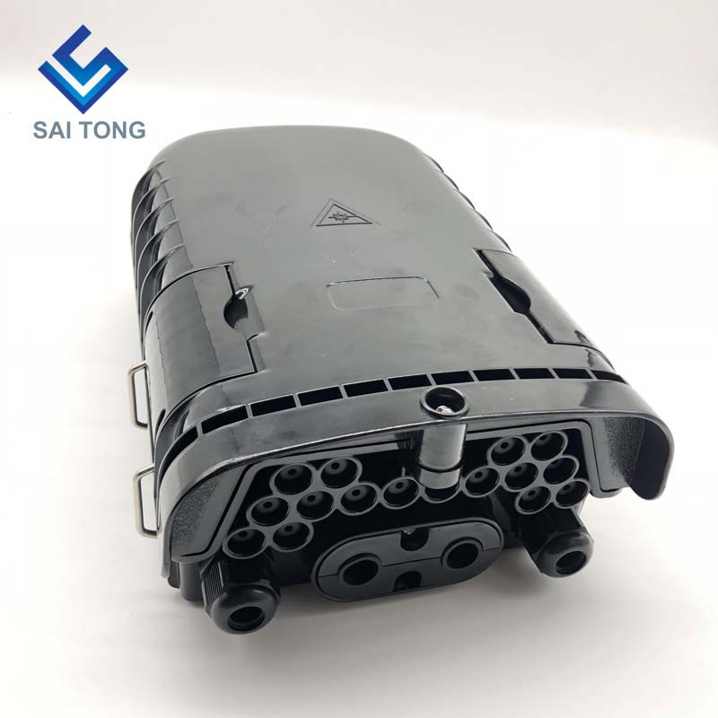 Saitong 16 الأساسية صندوق إغلاق الألياف البصرية sc FTTH FTTX FTTP صندوق إنهاء الألياف IP65 في الهواء الطلق الألياف البصرية صندوق مشترك نمط جديد