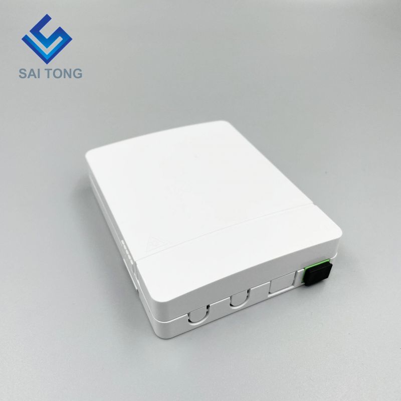 Ningbo Saitong سعر جيد Mini 2 Core FTTH صندوق إنهاء الألياف الضوئية داخلي صندوق توزيع محطة الألياف البصرية