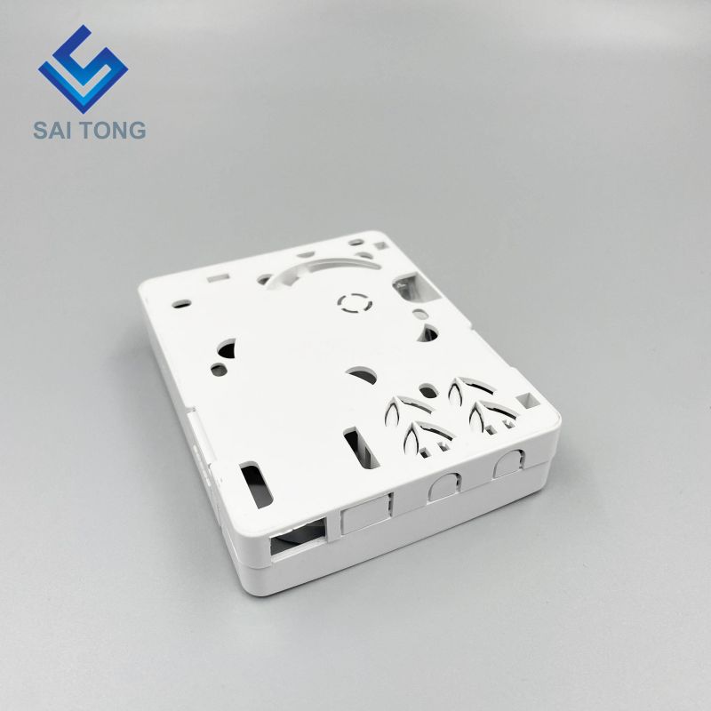 Ningbo Saitong سعر جيد Mini 2 Core FTTH صندوق إنهاء الألياف الضوئية داخلي صندوق توزيع محطة الألياف البصرية