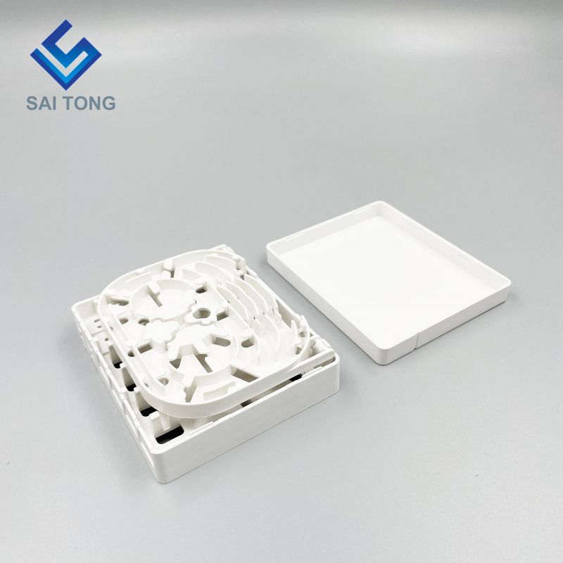 تصنيع FTTH في الهواء الطلق 4 core SC / APC Dust Shutter Adapter Splitter Terminal Box / Factory Price Fiber Optic Wall Socket