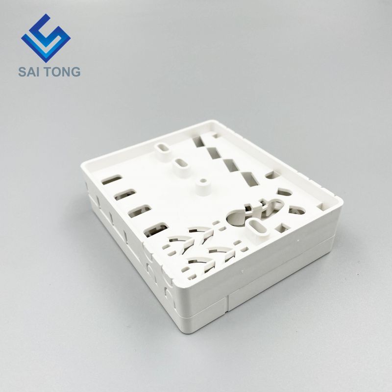 تصنيع FTTH في الهواء الطلق 4 core SC / APC Dust Shutter Adapter Splitter Terminal Box / Factory Price Fiber Optic Wall Socket