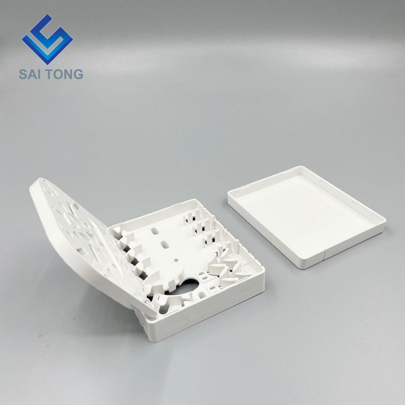 تصنيع FTTH في الهواء الطلق 4 core SC / APC Dust Shutter Adapter Splitter Terminal Box / Factory Price Fiber Optic Wall Socket