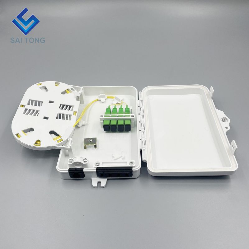 IP65 توريد 1 مدخل 4 مخرج ST-F311 FTTH ميني 6 نوى إطار توزيع الألياف الضوئية إنهاء FDB Box في الهواء الطلق