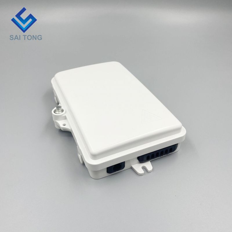 Saitong 1/6 منافذ FTTH FTTX 6 الأساسية صندوق توزيع الألياف البصرية PLC صندوق دعم ABS صندوق بصري