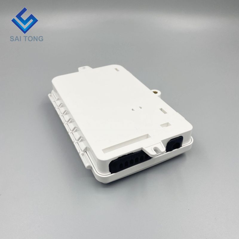 Saitong 1/6 منافذ FTTH FTTX 6 الأساسية صندوق توزيع الألياف البصرية PLC صندوق دعم ABS صندوق بصري