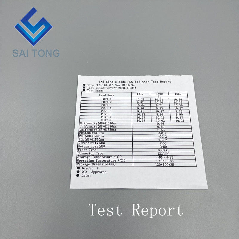 1: 2 SC / UPC بطاقة PLC الألياف البصرية الفاصل بطاقة إدخال الخائن مقاوم للماء SC UPC LGX مربع كاسيت نوع الخائن