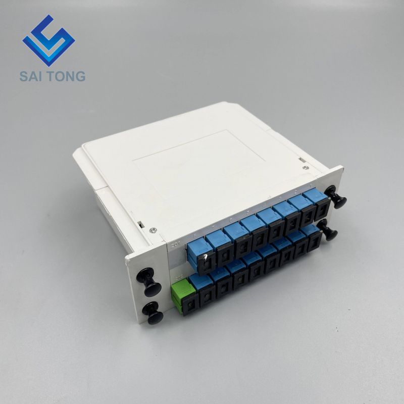 بصري SC / UPC 1x16 LC LGX Box Type 1:16 وحدة كاسيت PLC مقسم ألياف بصرية