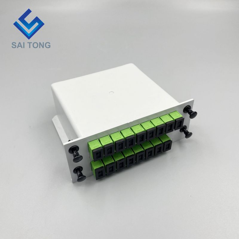 بصري SC / APC 1x16 LC LGX Box Type 1:16 وحدة كاسيت PLC مقسم الألياف البصرية