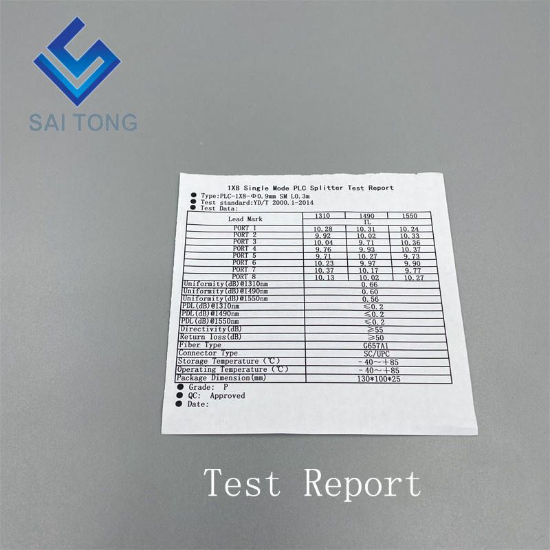 بصري SC / APC 1x16 LC LGX Box Type 1:16 وحدة كاسيت PLC مقسم الألياف البصرية