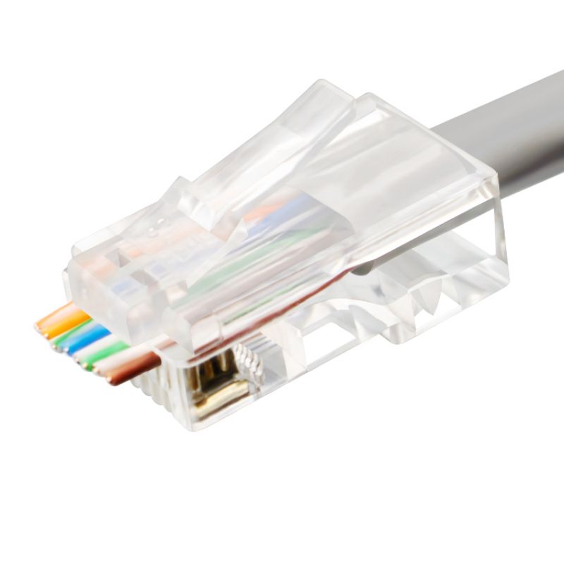 موصل RJ45 لكابلات الشبكة CAT6 CAT5