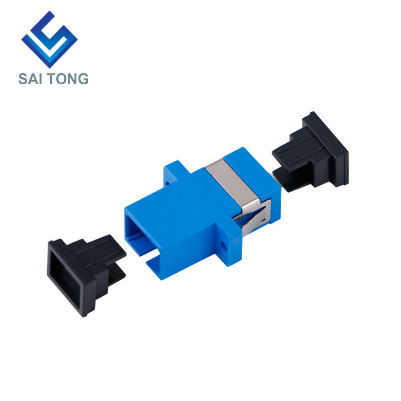 SC-SC PC UPC SM Simplex Fiber Optic Connector رخيصة الثمن SC / UPC Fiber Adapter لاختبار الألياف