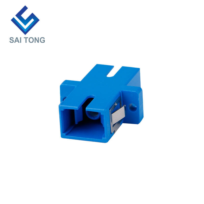 SC-SC PC UPC SM Simplex Fiber Optic Connector رخيصة الثمن SC / UPC Fiber Adapter لاختبار الألياف