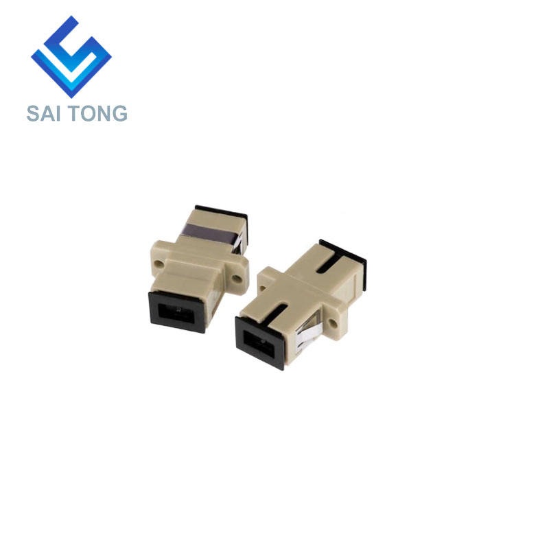 SC-SC PC UPC MM Simplex Fiber Optic Connector رخيصة الثمن SC / UPC Fiber Adapter لاختبار الألياف