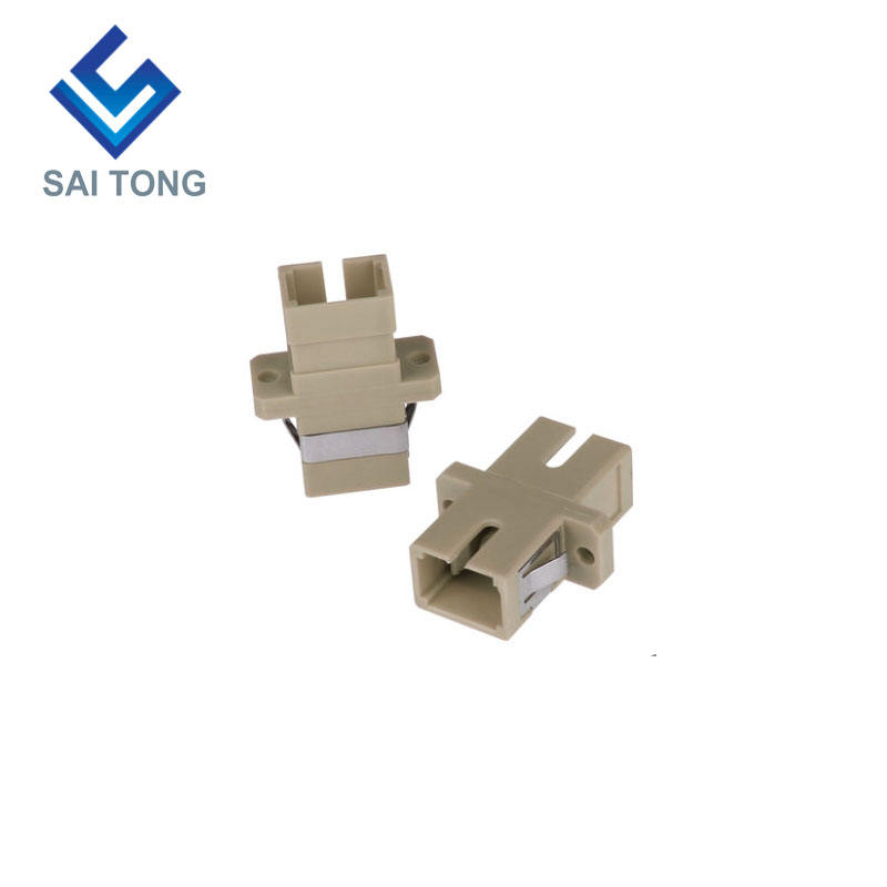 SC-SC PC UPC MM Simplex Fiber Optic Connector رخيصة الثمن SC / UPC Fiber Adapter لاختبار الألياف