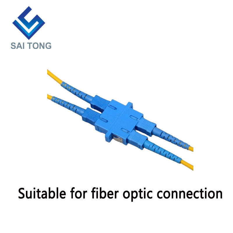 2022 SC-SC PC UPC SM Duplex Fiber Optic Connector رخيصة الثمن SC / UPC محول الألياف لاختبار الألياف