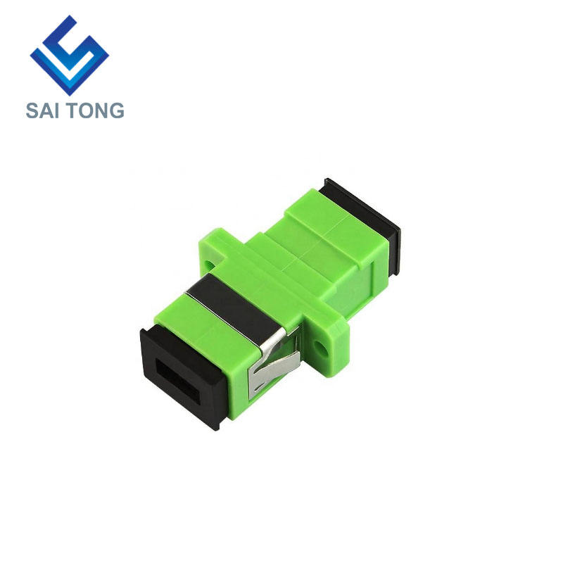 SC-SC APC SM Simplex Fiber Optic Connector رخيصة الثمن SC / APC Fiber Adapter لاختبار الألياف