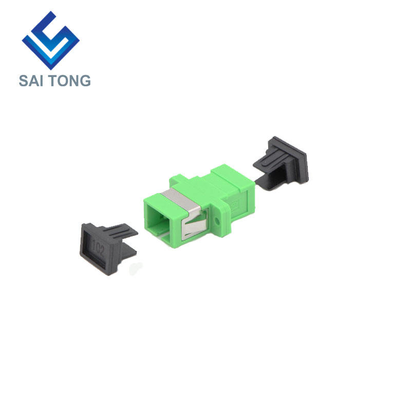 SC-SC APC SM Simplex Fiber Optic Connector رخيصة الثمن SC / APC Fiber Adapter لاختبار الألياف