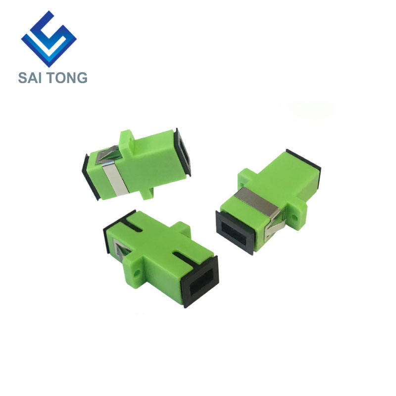 SC-SC APC SM Simplex Fiber Optic Connector رخيصة الثمن SC / APC Fiber Adapter لاختبار الألياف