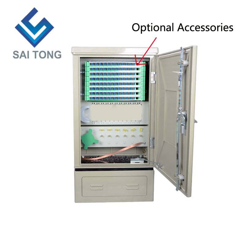 خزانات الألياف البصرية Saitong FTTH 96 الأساسية SMC توزيع الألياف البصرية عبر خزانة توزيع الألياف ftth