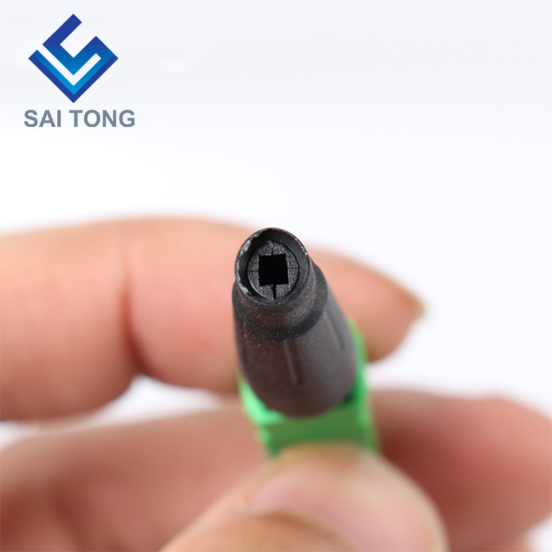 FTTH Fiber Saitong Optic Fast connector sc apc أخضر اللون كابل ليفي موصل سريع موصل سريع التجميع الميداني وضع فردي